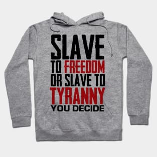 SLAVE to FREEDOM white Hoodie